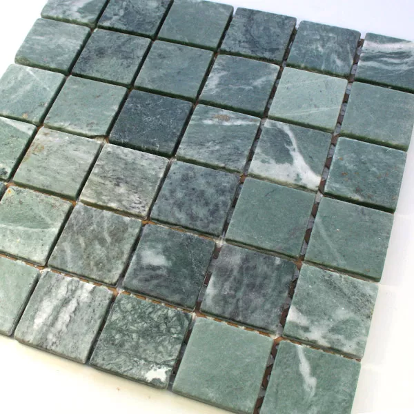 Sample Mozaïektegel Marmer 48x48x8mm Verde