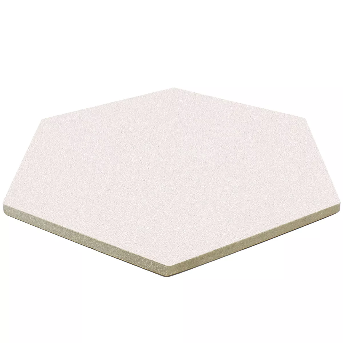 Porselein steengoed Tegels Novalima Hexagon Beige Basistegel 22,5 x 25,9cm