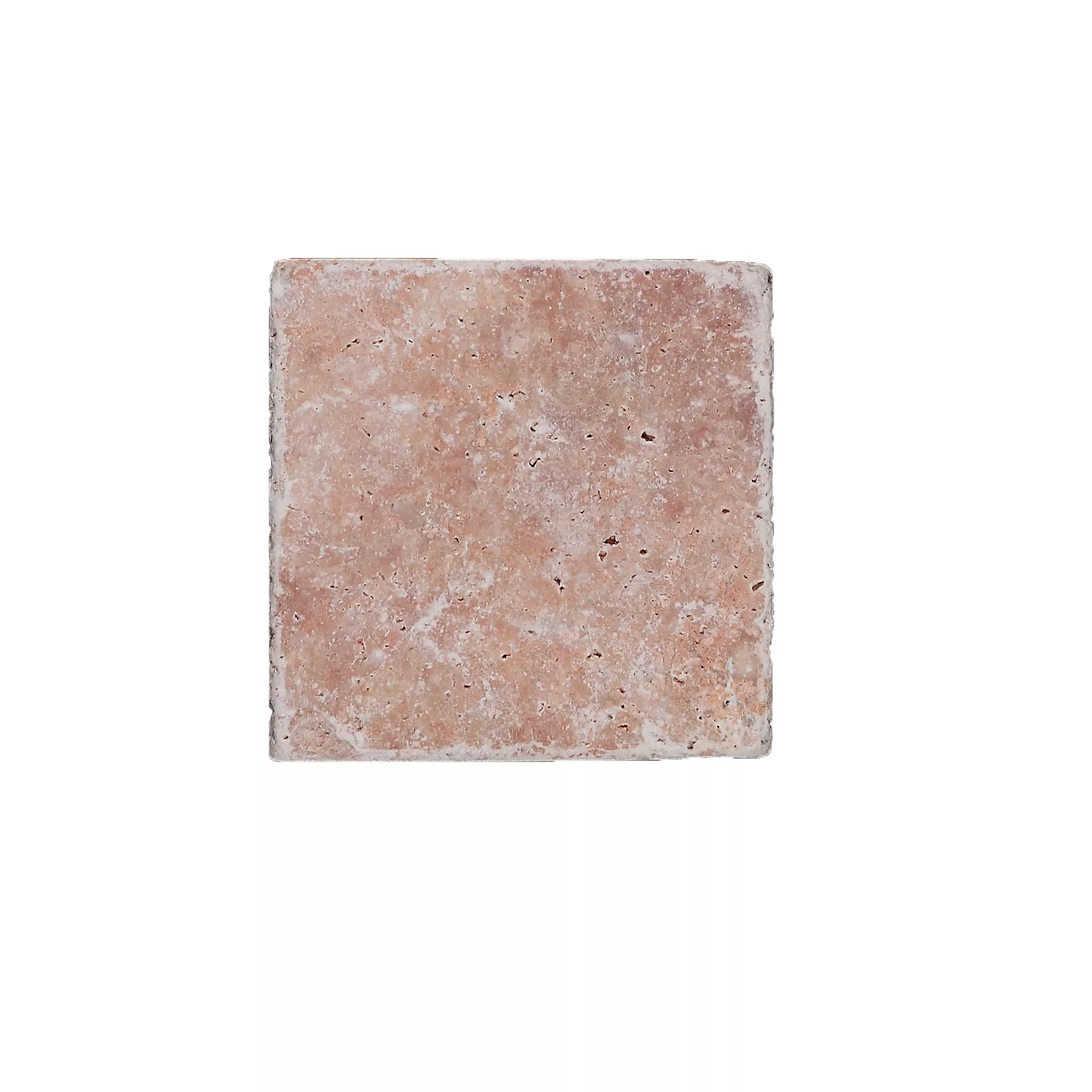 Natursteentegels Travertin Usantos Rosso 10x10cm Natursteentegels Travertin Usantos Rosso 10x10cm
