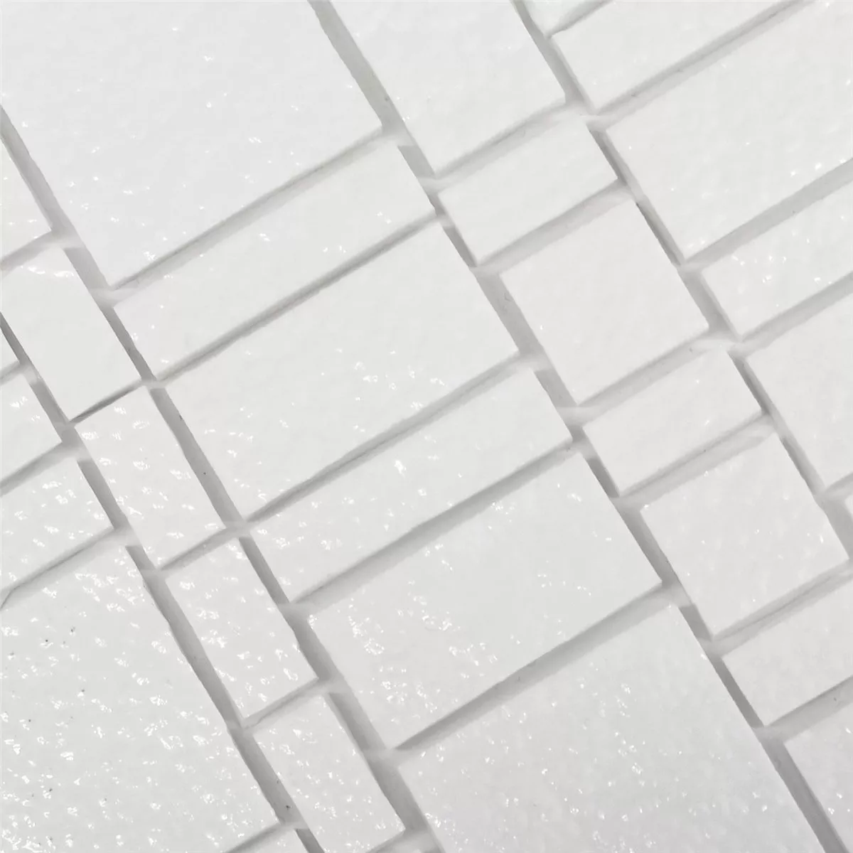 Glas Tegels Trend Recycling Mozaïek Liberty White