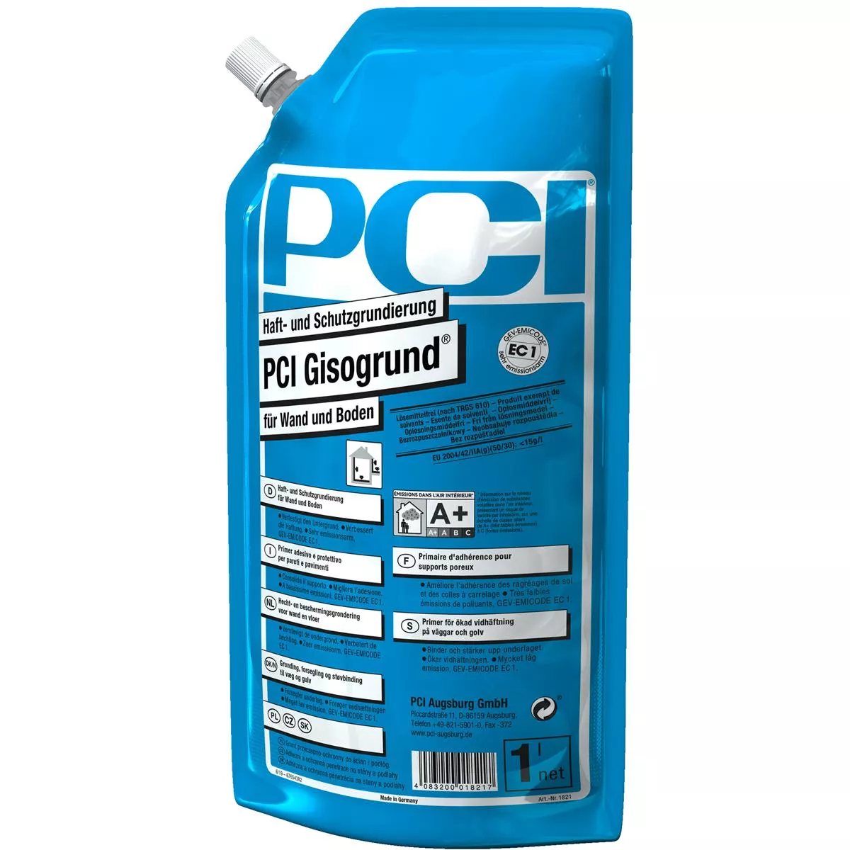 PCI Gisogrund hecht- en beschermprimer blauw 1L