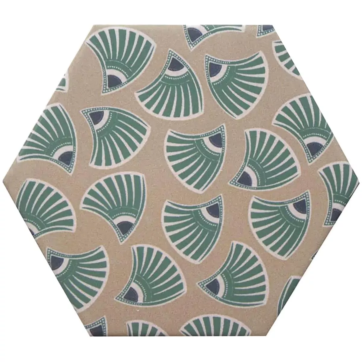 Porselein steengoed Tegels Modena Hexagon Decor 6