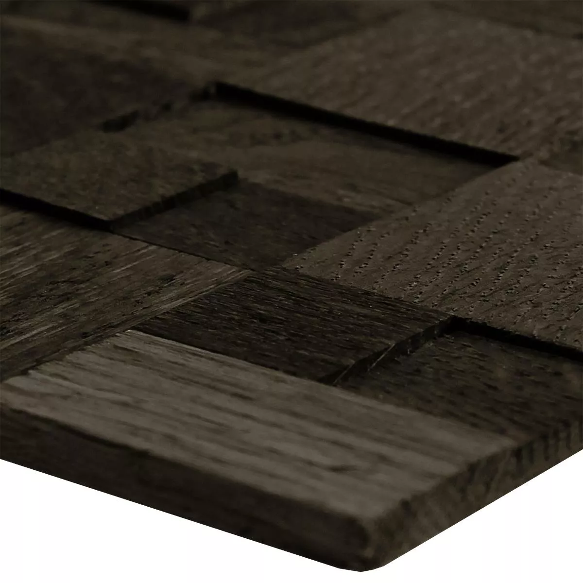 Mozaïektegel Hout Paris Zelfklevende 3D Donkergrijs Mozaïektegel Hout Paris Zelfklevende 3D Donkergrijs