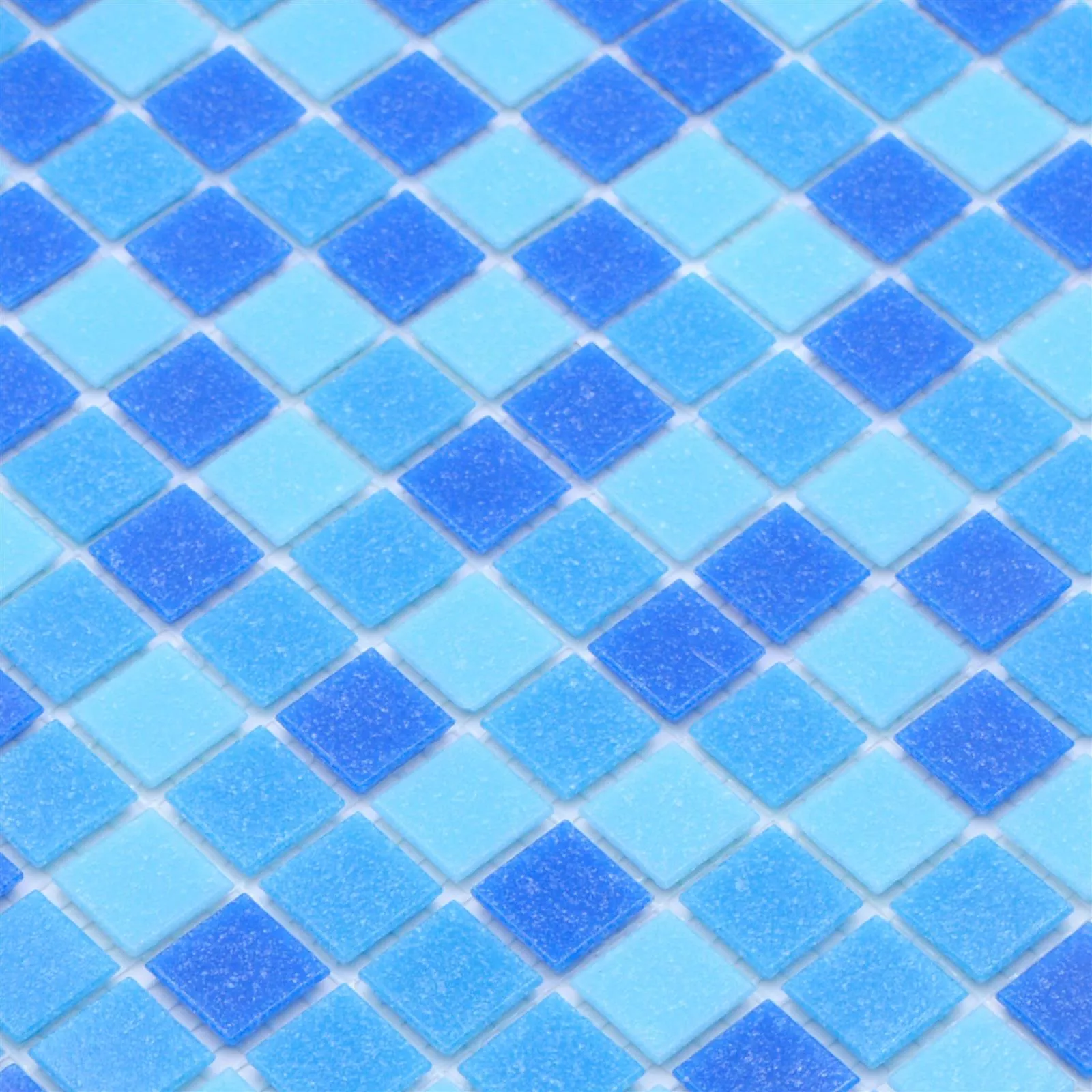 Sample Zwembad Mozaïek North Sea Blauw Turquoise Mix