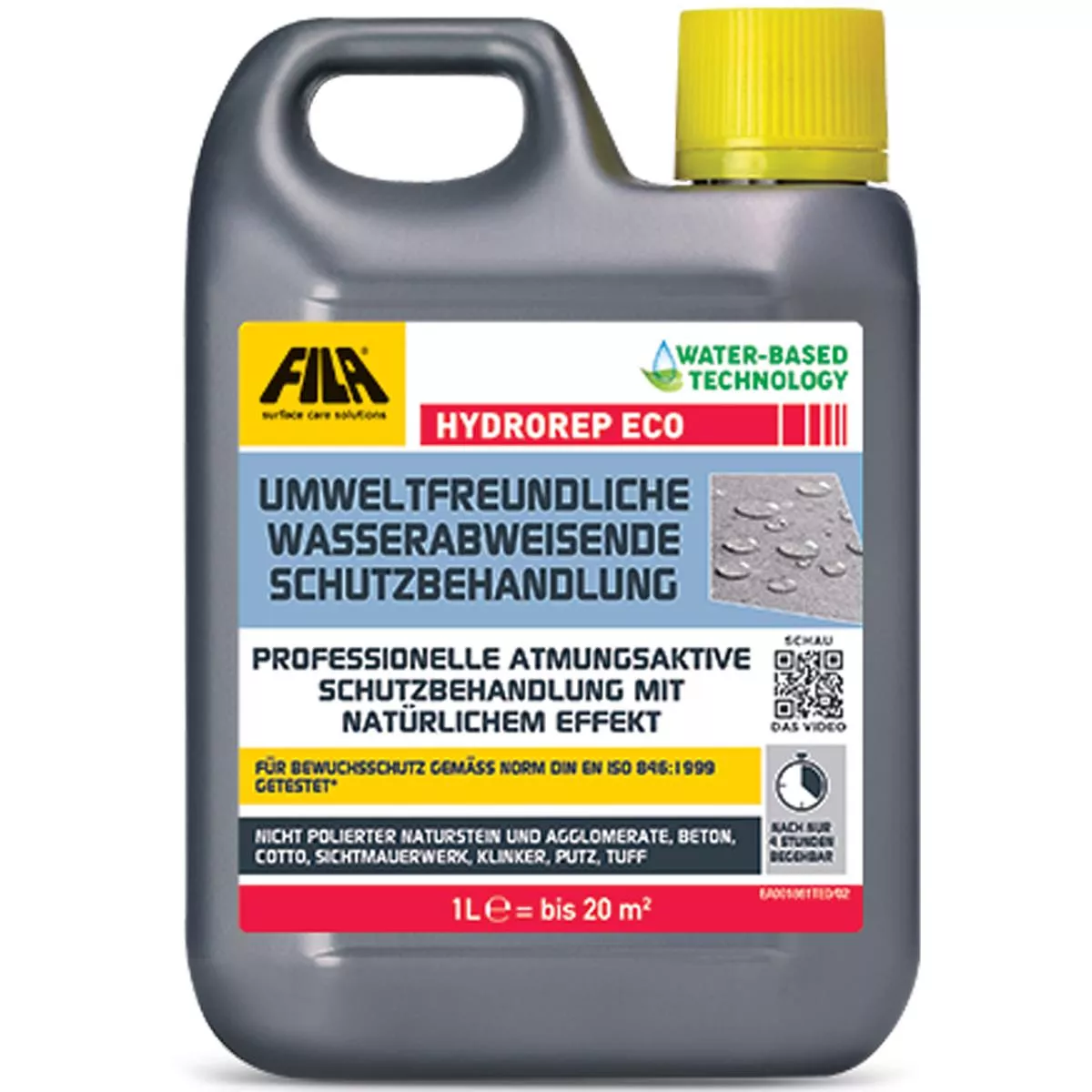Fila HYDROREP ECO Waterafstotende beschermende behandeling 5 liter Fila HYDROREP ECO Waterafstotende beschermende behandeling 5 liter
