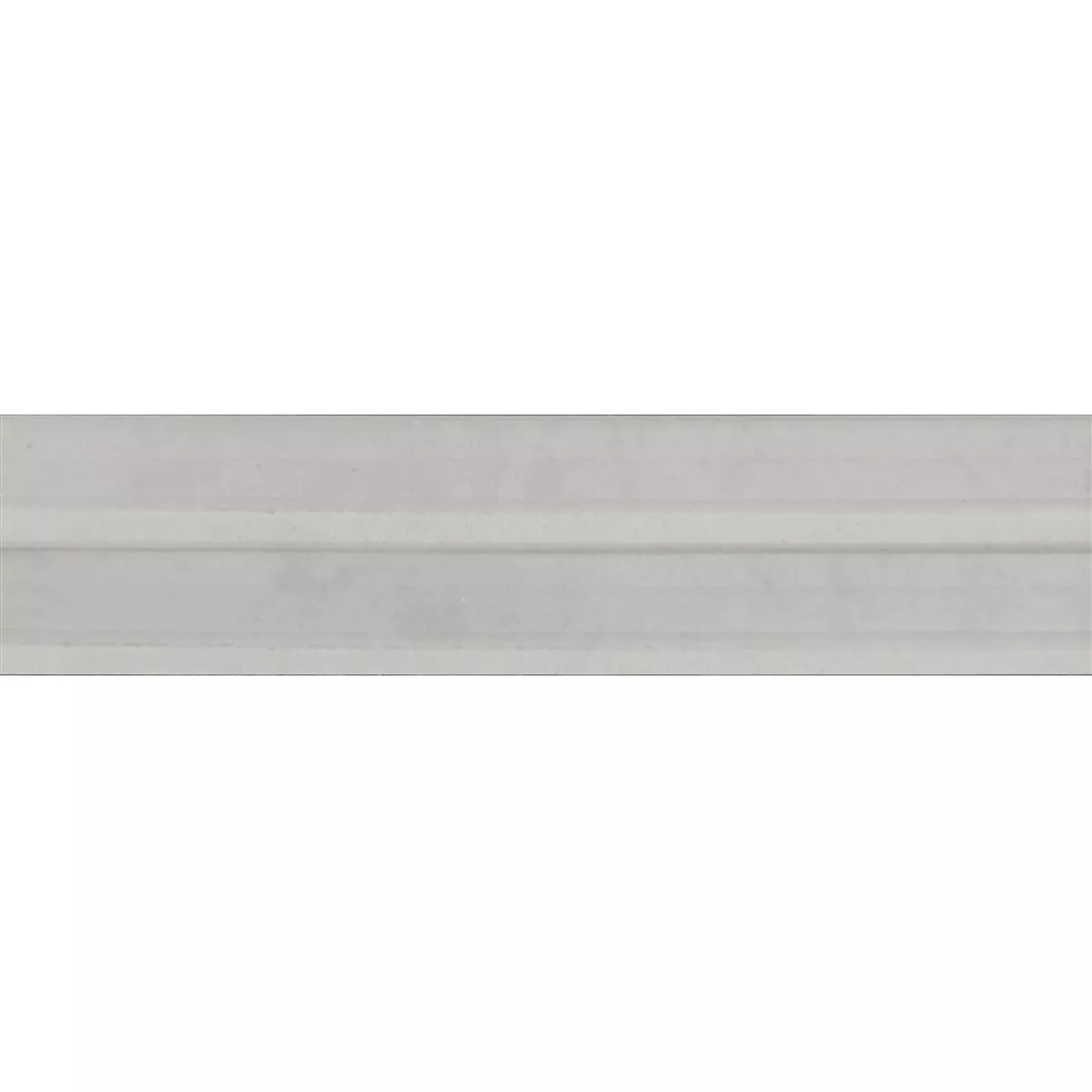 Artemis Wit Glanzend Gestructureerde 3D 6x24 cm