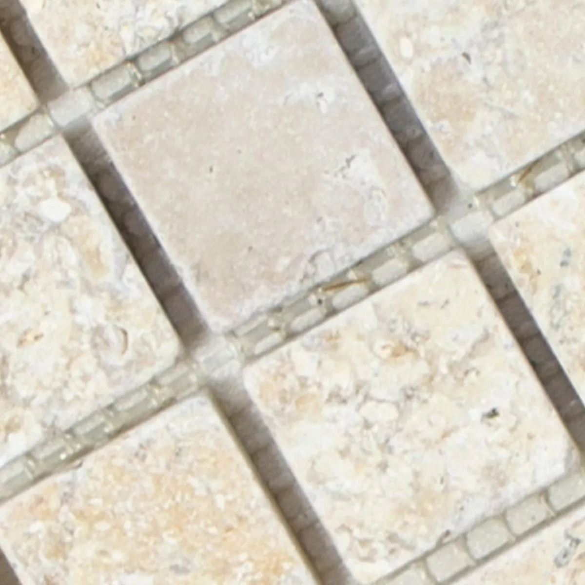 Sample Mozaïektegels Kalksteen Garbagna Beige 23