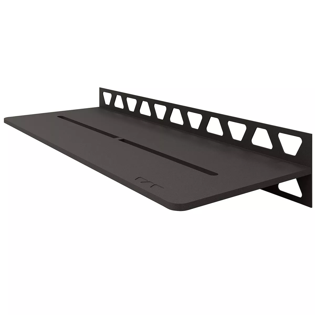 Doucheplank wandplank Schlüter rechthoek 30x11,5cm puur antraciet