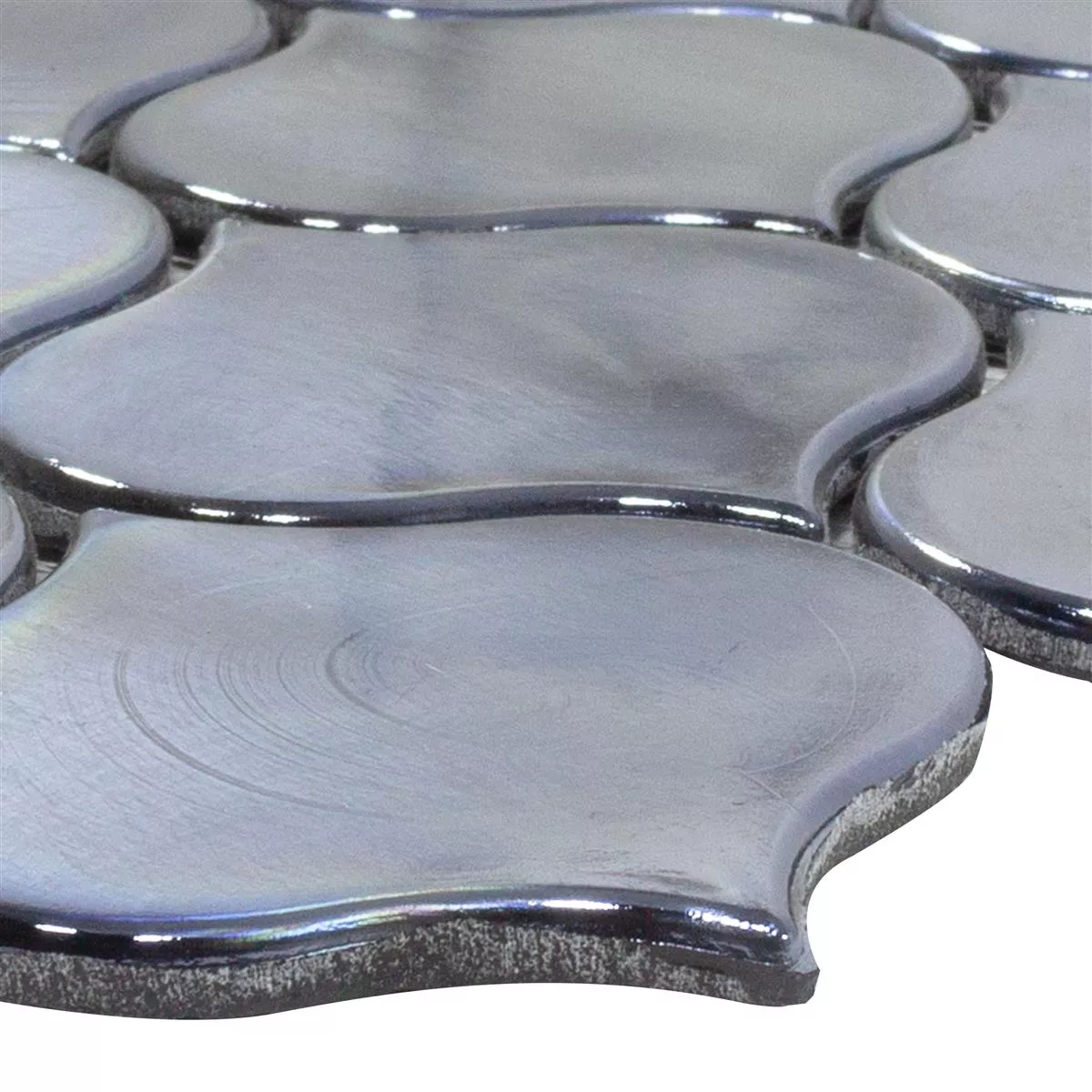Glasmozaïek Tegels Andalucia Arabesque Zwart Glasmozaïek Tegels Andalucia Arabesque Zwart