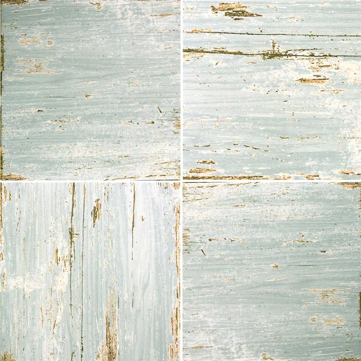 Vloertegels Vintage Hout R10 Blauw 18,5x18,5cm