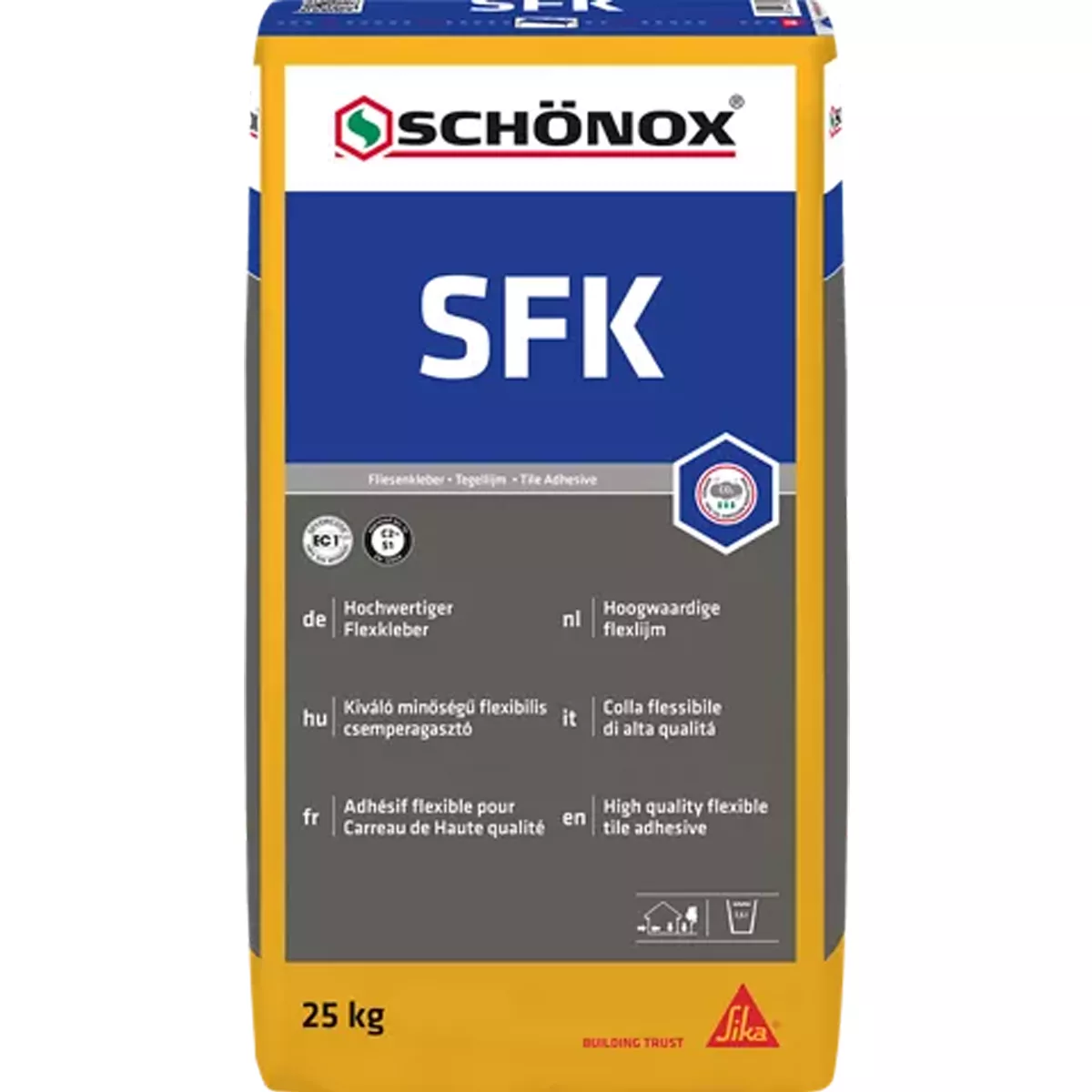 Tegellijm Schönox SFK Flexkleber 25 kg