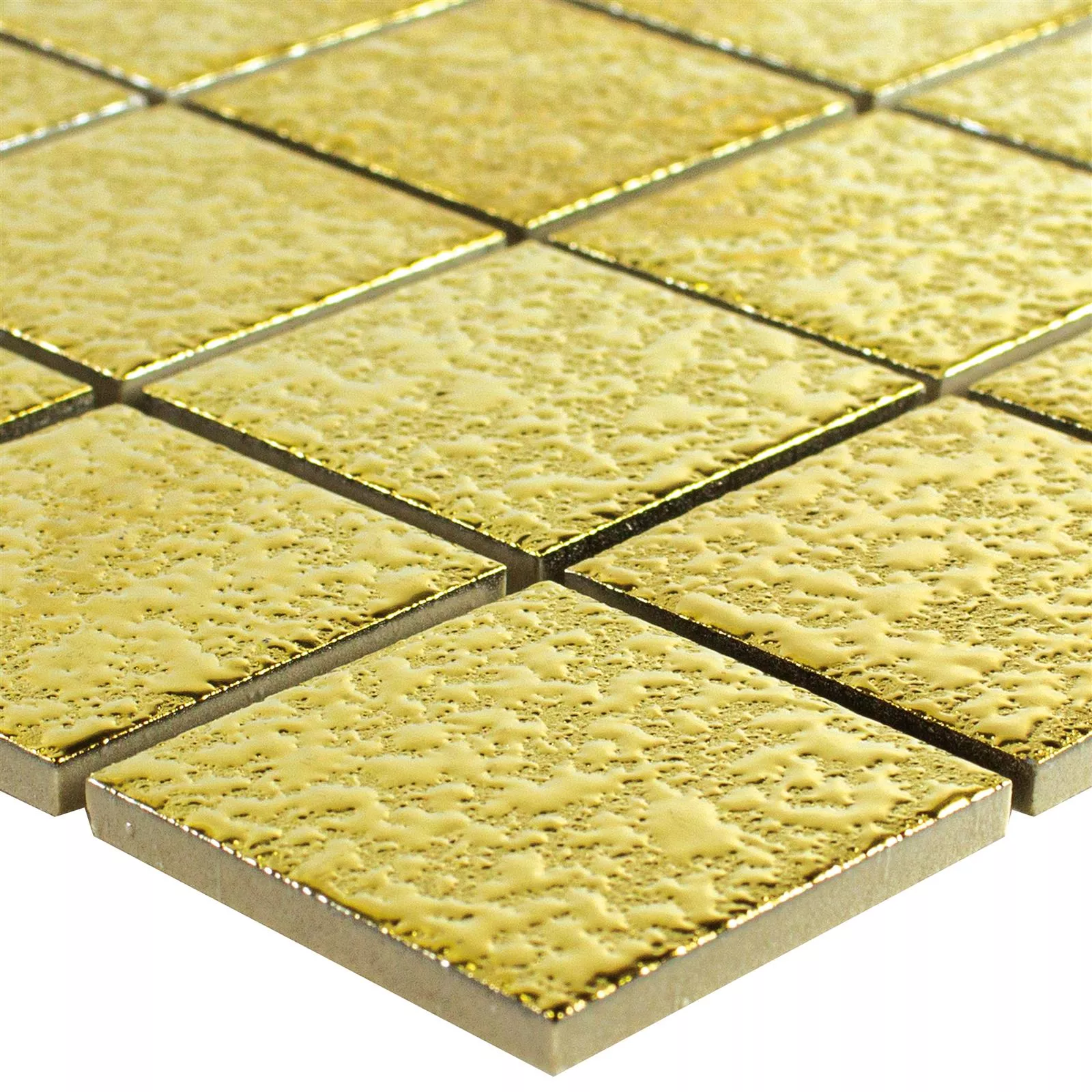 Keramiek Mozaïek Tegels Jackson Goud Trommelde Keramiek Mozaïek Tegels Jackson Goud Trommelde