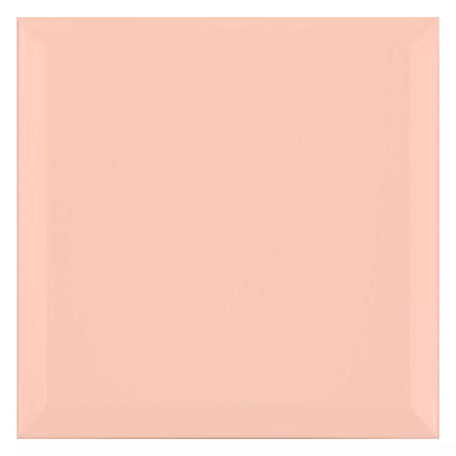 Metro tegel Oranje Mat 20x20 cm Met Facet Freetown Salmon
