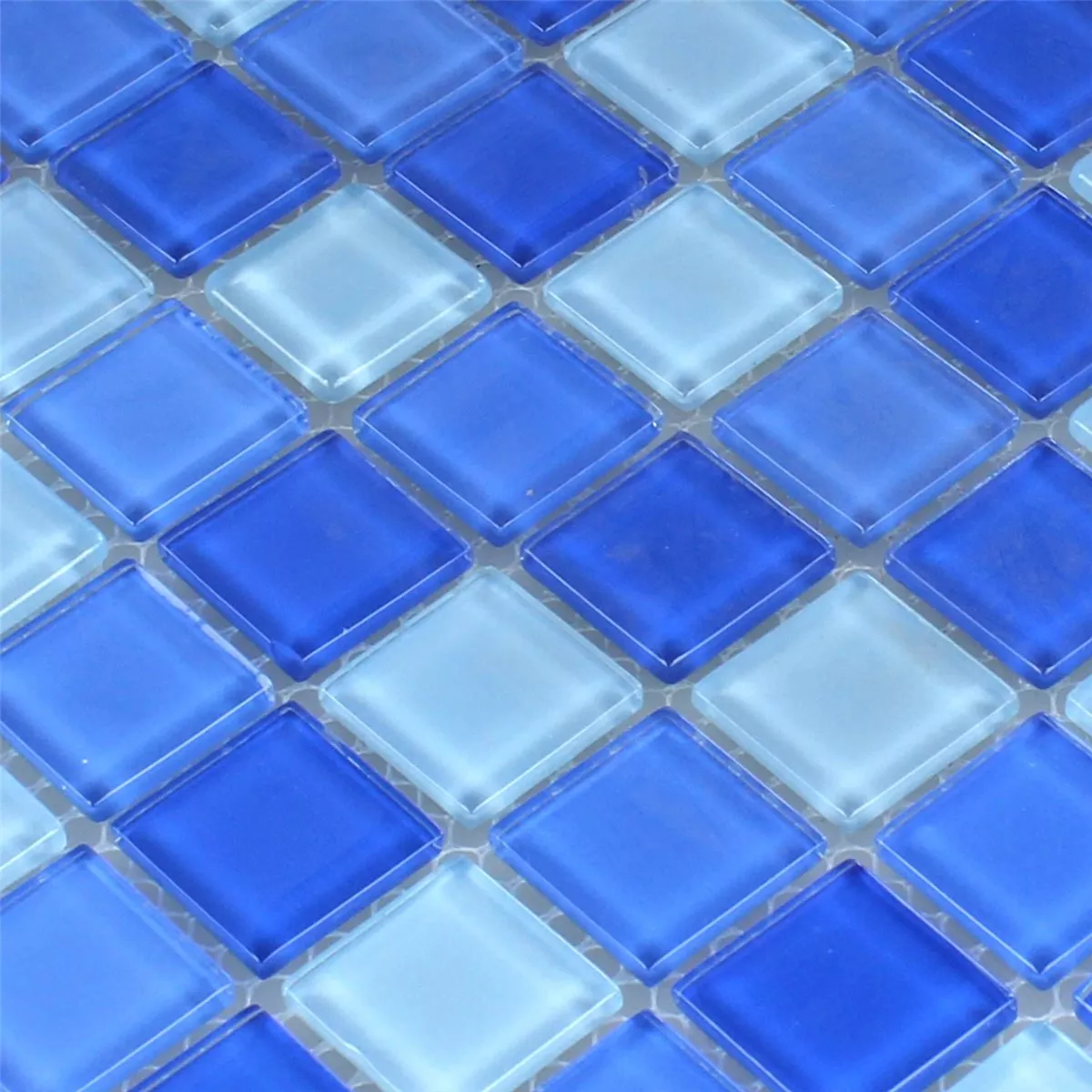 Sample Mozaïektegel Glas Lichtblauw 