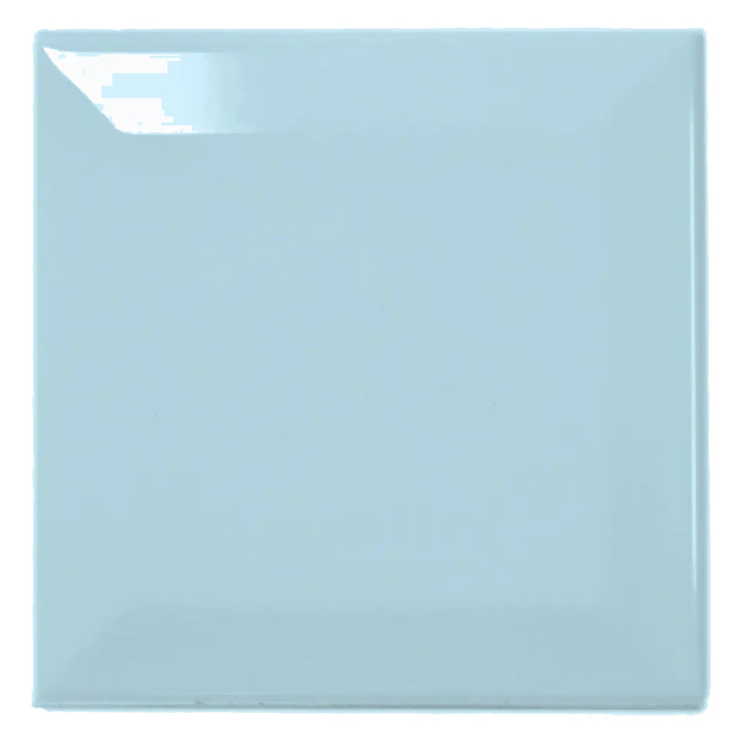 Metro tegel Blauw Glanzend 10x10 cm Met Facet Catarina Piscina
