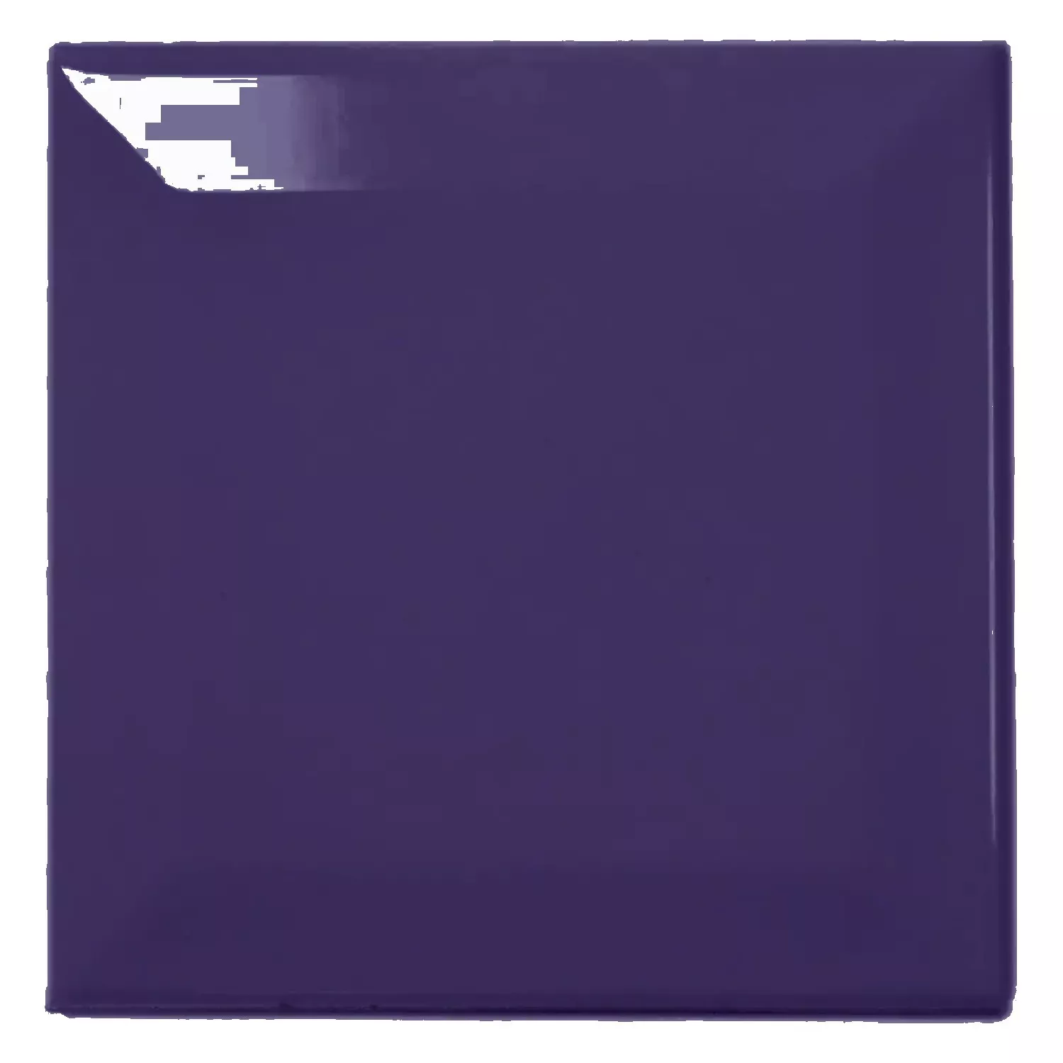 Metro tegel Blauw Glanzend 10x10 cm Met Facet Catarina Cobalto