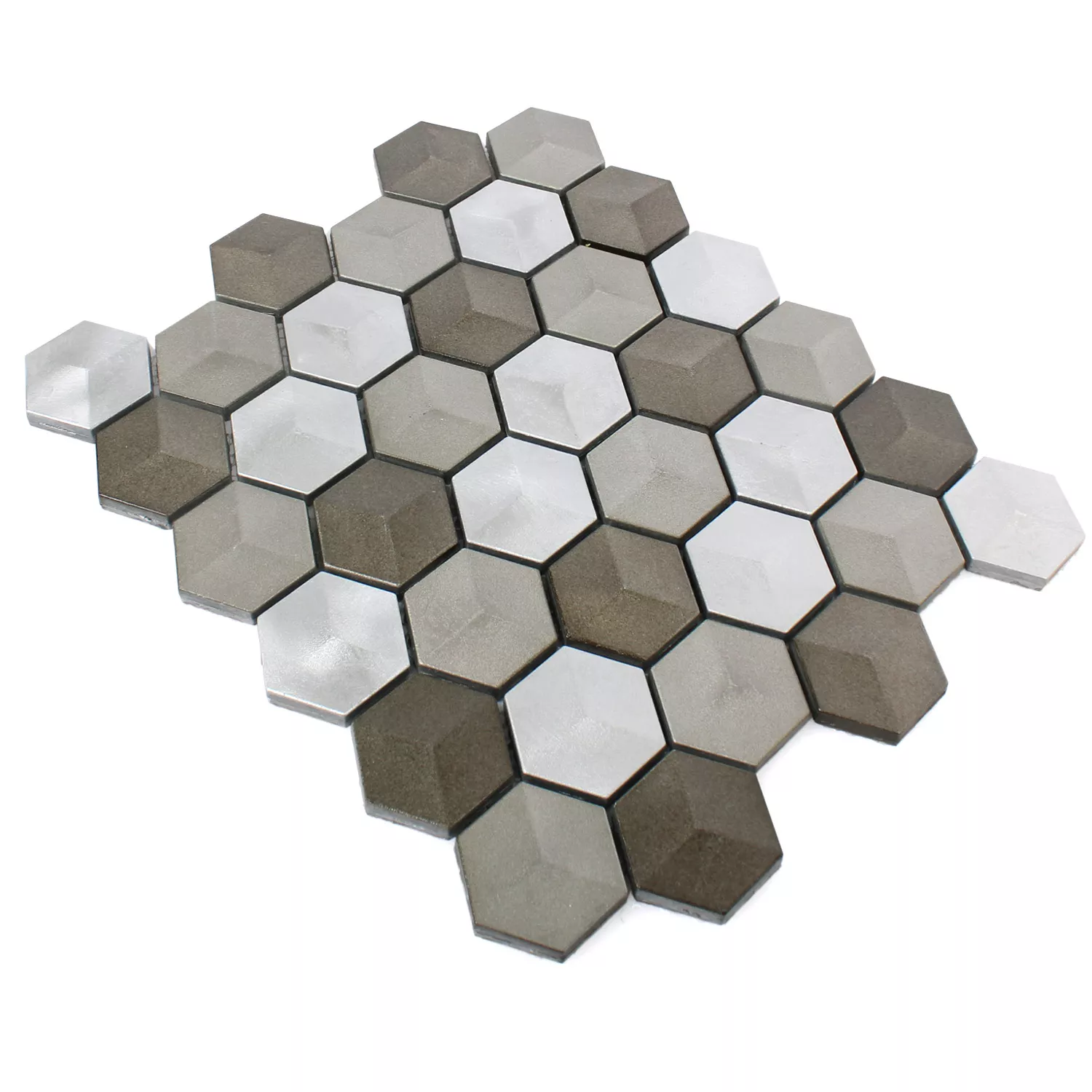 Mozaïektegel Hexagon Kandilo Modder