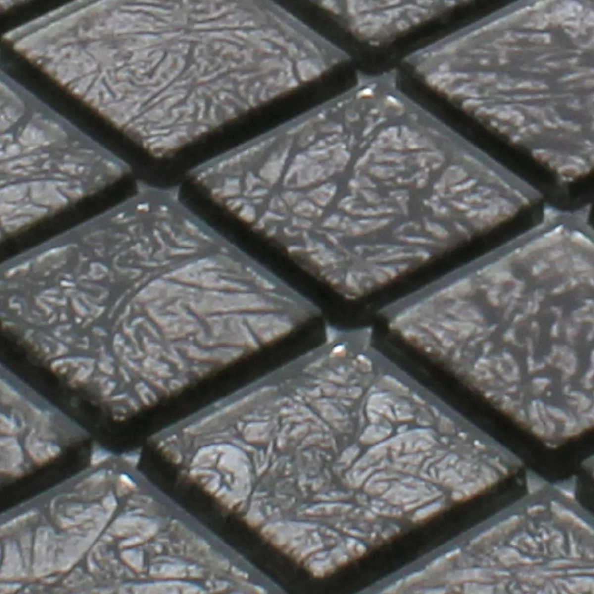 Sample Mozaïektegel Glas Kandila Zwart 