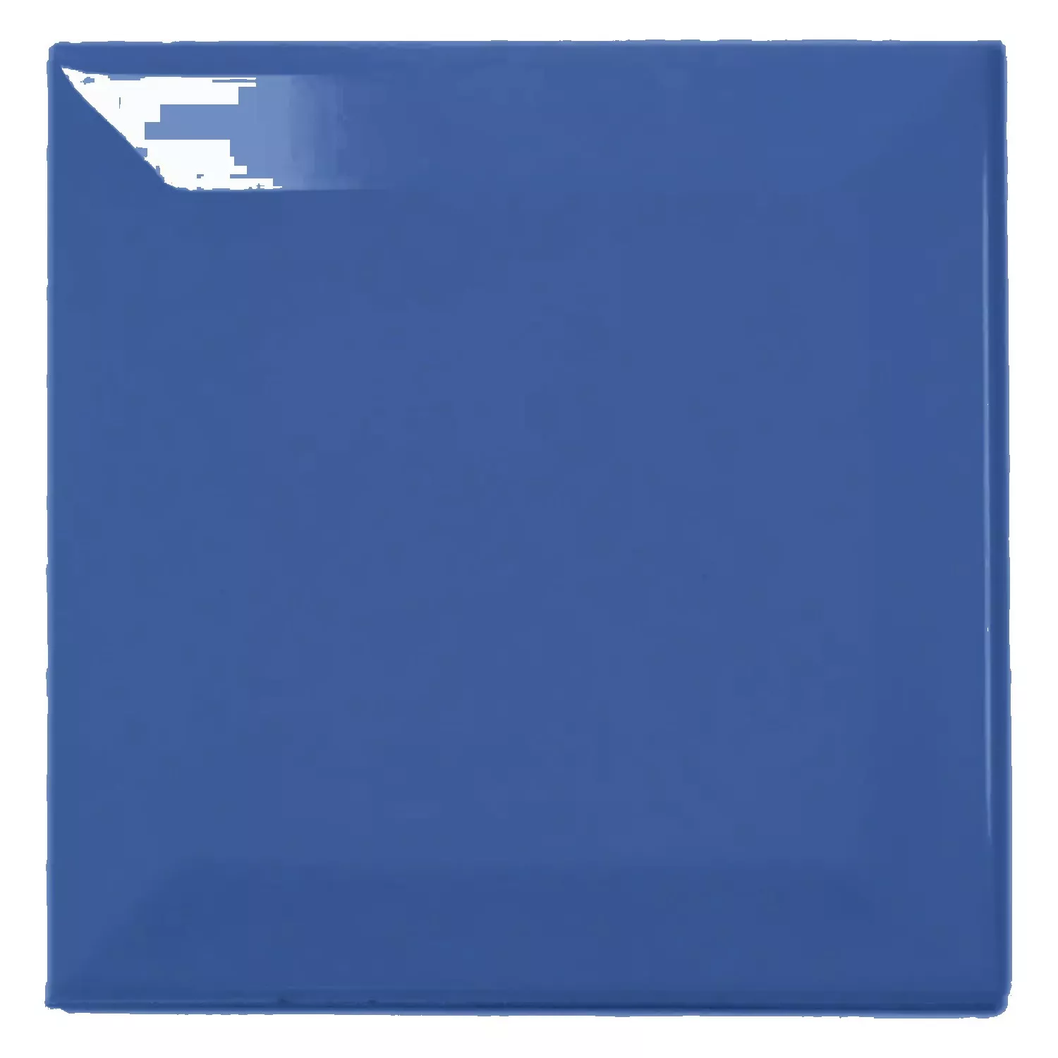 Metro tegel Blauw Glanzend 10x10 cm Met Facet Catarina Mar