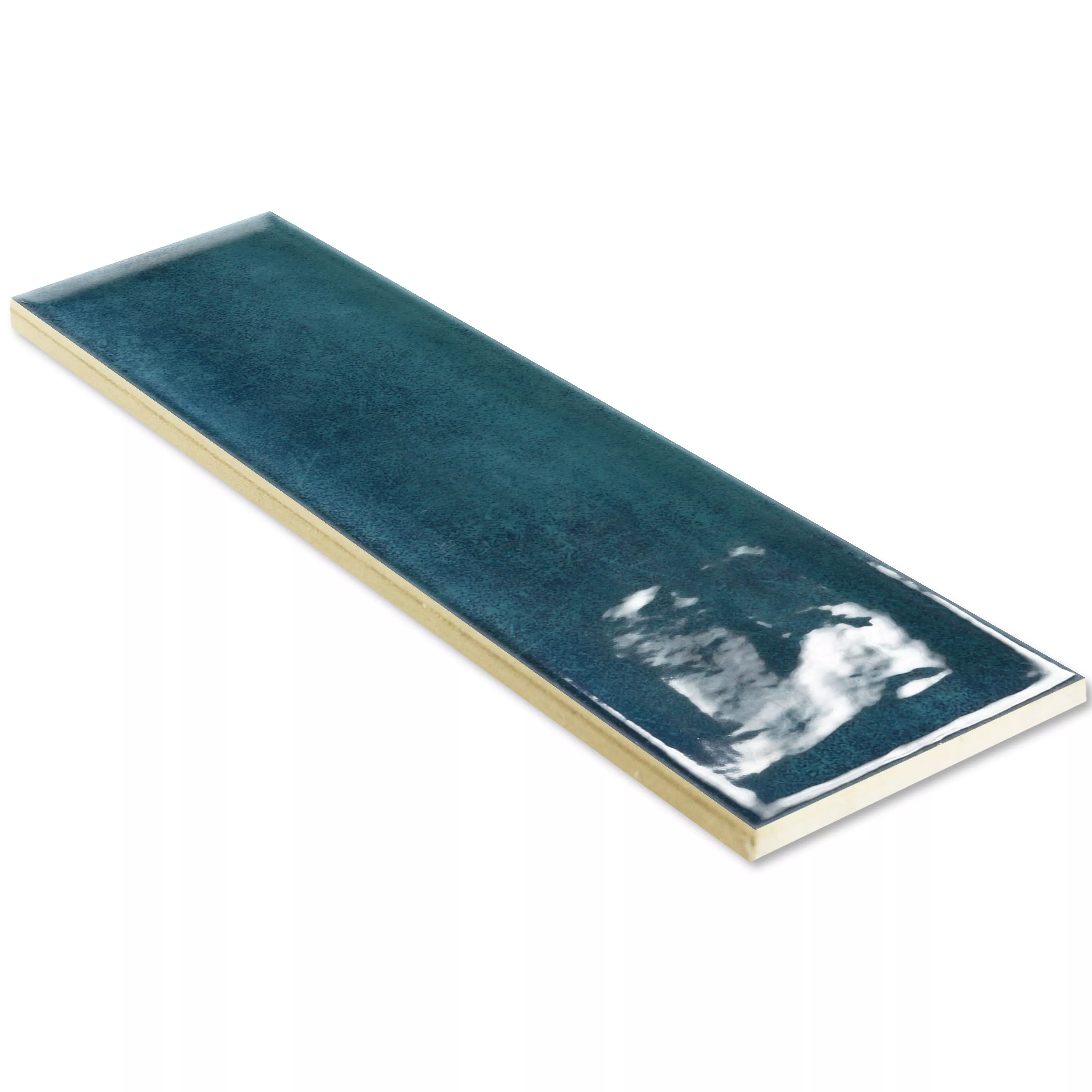 Sample Wandtegels Pascal Glanzend Binnen Met Facet Blauw 7,5x30cm