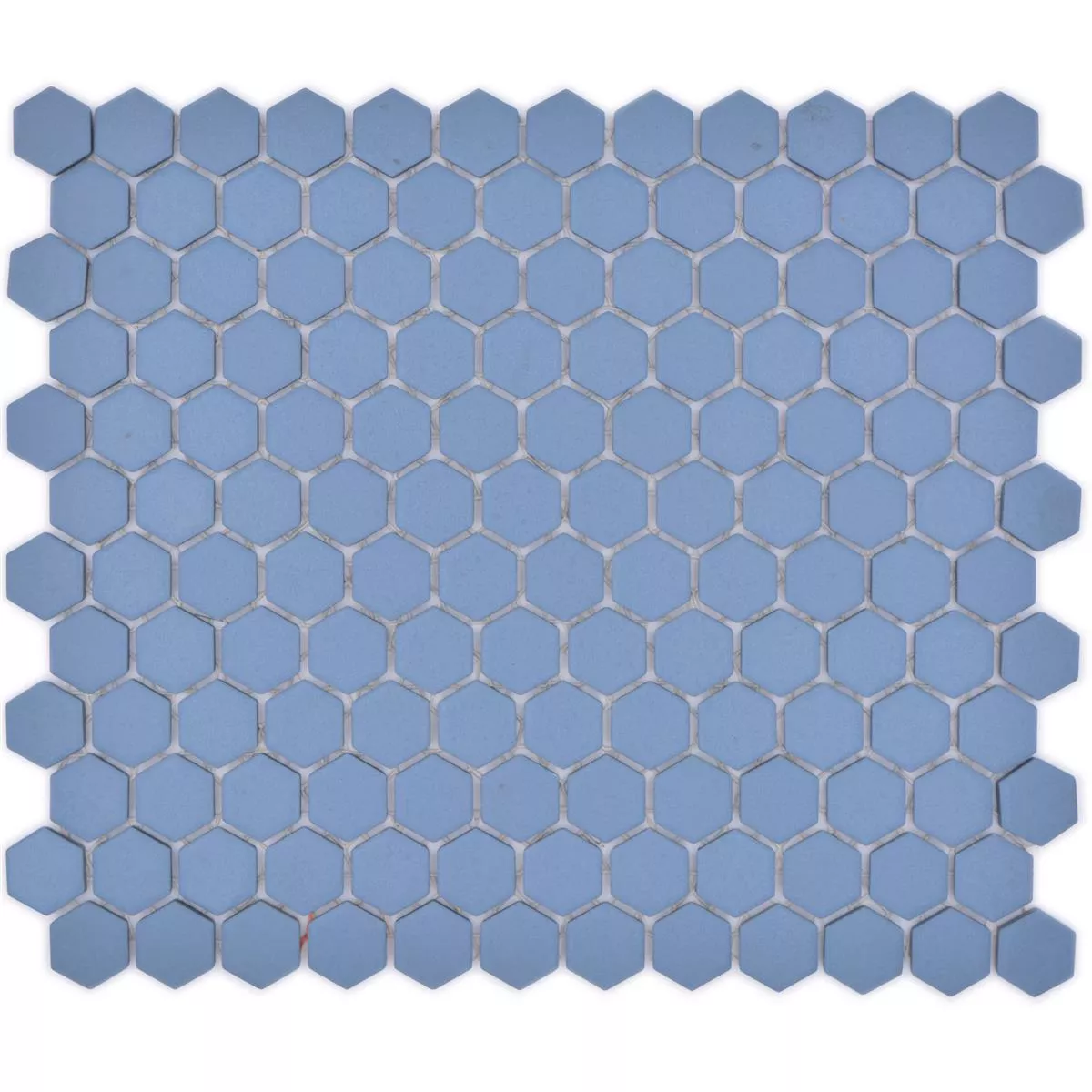 Sample Keramiek Mozaïek Bismarck R10B Hexagon Blauw H23
