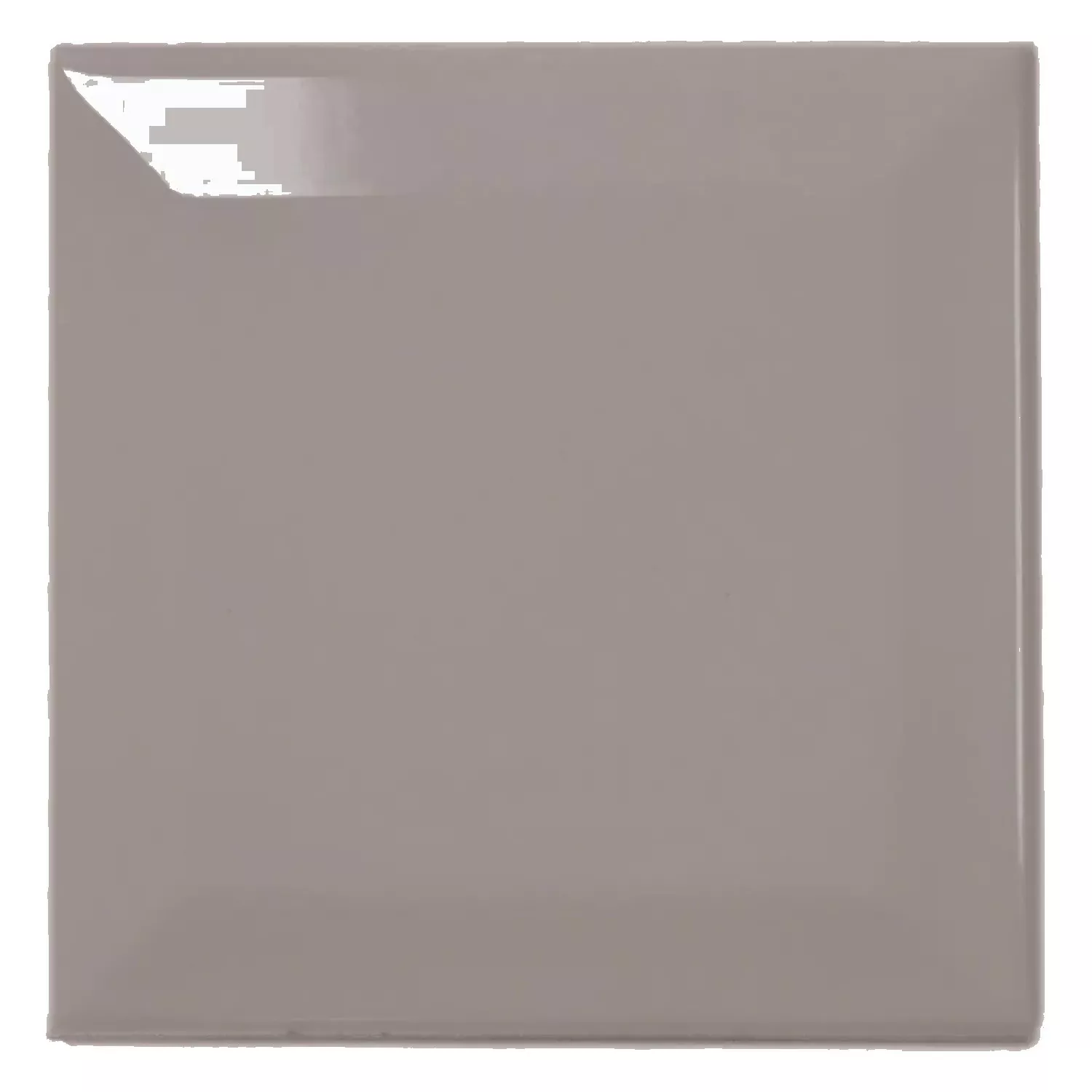 Metro tegel Grijs Glanzend 10x10 cm Met Facet Catarina Plata