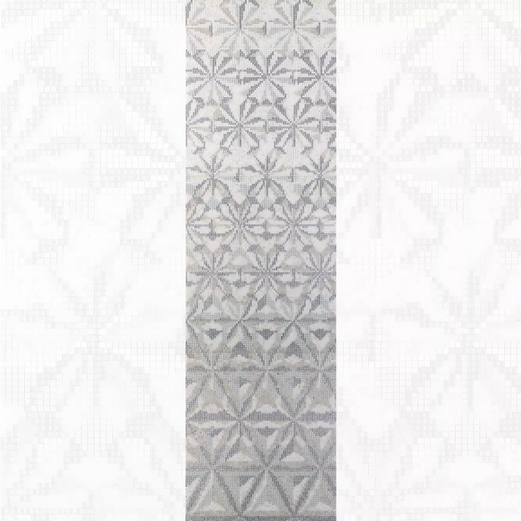 Glasmozaïek Beeld Magicflower White 120x240cm