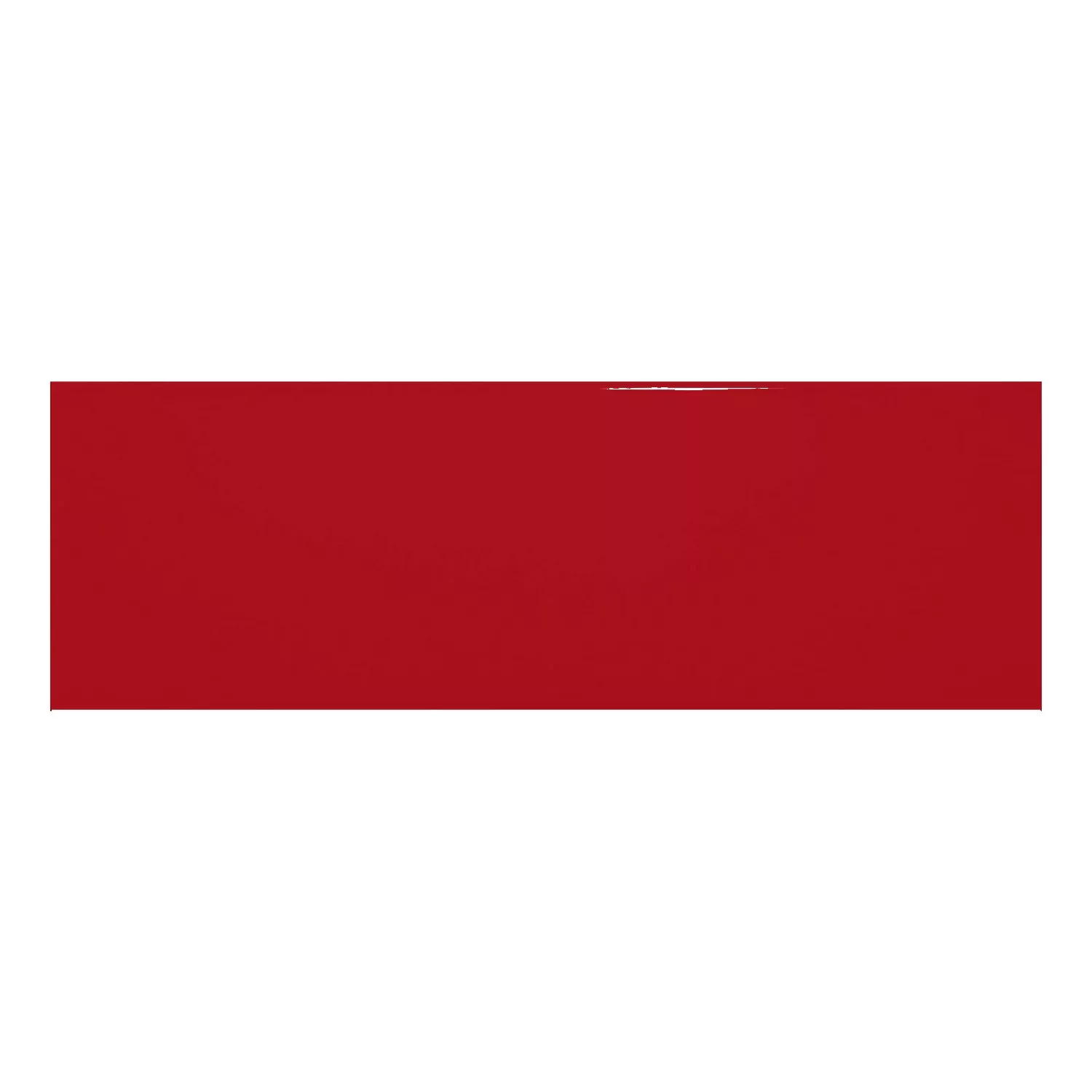 Metro tegel Rood Glanzend 10x30 cm Zonder Facet Candy Fuego