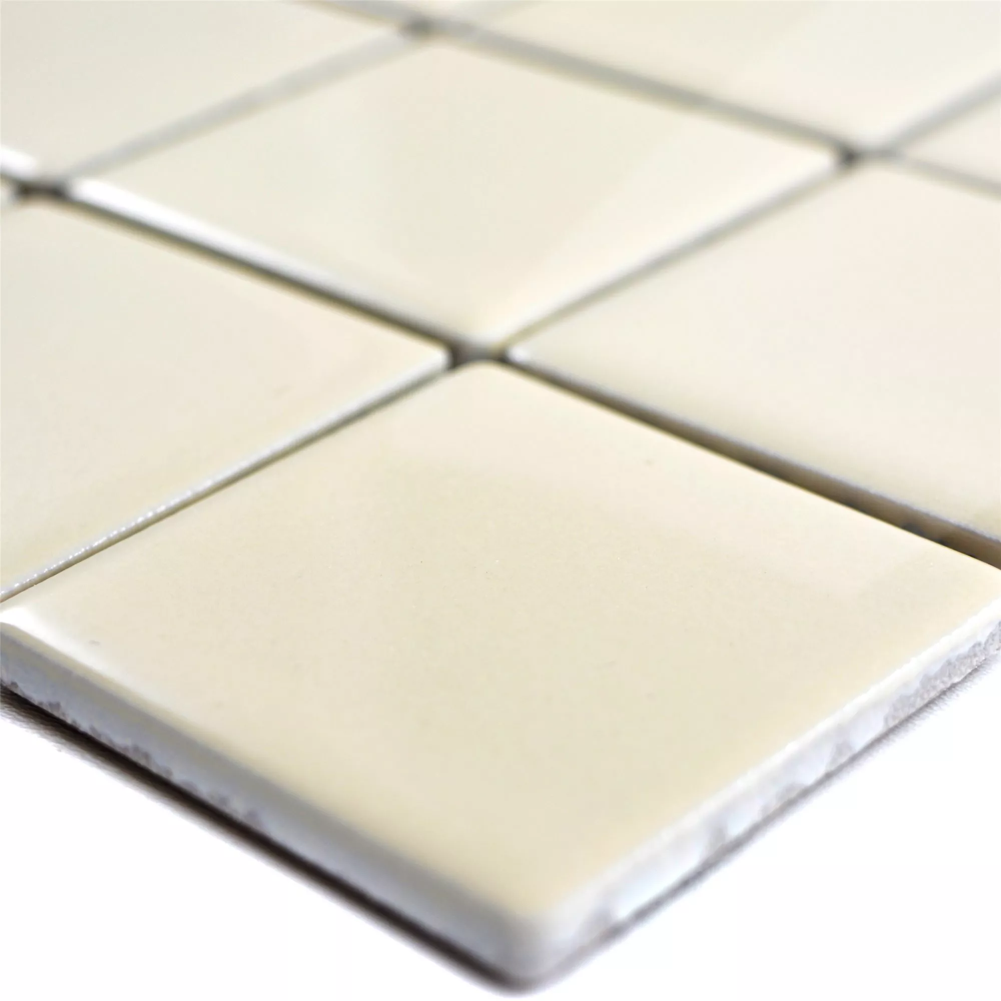 Keramiek Mozaïektegels Adrian Beige Glanzend Vierkant 48 Keramiek Mozaïektegels Adrian Beige Glanzend Vierkant 48