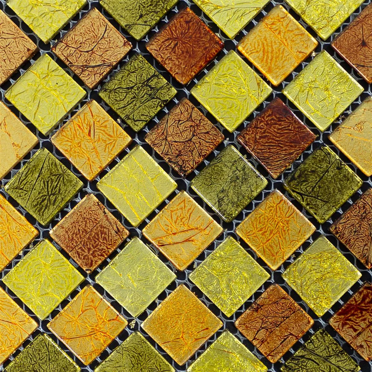 Mozaïektegel vierkant glas Uni CM 4GO5 (32,7 x 30,2 cm, Goud, Glanzend Mozaïektegel vierkant glas Uni CM 4GO5 (32,7 x 30,2 cm, Goud, Glanzend
